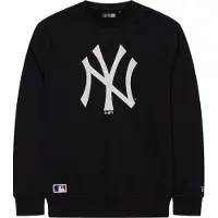 New Era Sweatshirt New York Yankees Homme Bleu Marine/Blanc Nvywhi