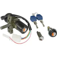 Vparts Aprilia Sr 125/150 10875 Ignition Switch Argenté