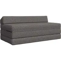 vidaXL Canapé-lit pliable Gris clair 120 x 60 x 49 cm Tissu