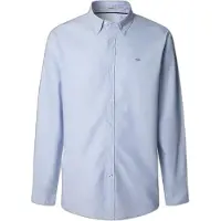 Pepe Jeans Cluny Long Sleeve Shirt Bleu L Homme