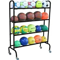 Sporti France 069003 Ball Storage Rack Multicolore