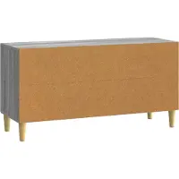 vidaXL Meuble TV 99 x 34,5 x 50 cm Gris Bois de Sonoma