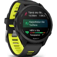 Garmin Montre GPS de sport Forerunner 170 Music, noire/jaune
