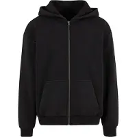 Build Your Brand Vintage Heavy Full Zip Sweatshirt Noir 4XL Homme