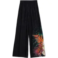 Desigual Pantalon 'Tropical Fluid' noir