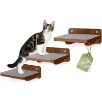 OEM Mur d'escalade pour chats, tour d'escalade, échelle pour chats, ensemble 3 pièces, arbre à chat en bois, style moderne, taille M