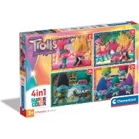 Trolls Puzzle CLE 4 en 1 Trolls3 21527