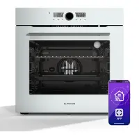 Klarstein Illuminosa Smart Four Encastrable - 73L, 11 Fonctions, WiFi, Porte Froide Triple Vitrage, Énergie A, Four Électrique Encastrable Chaleur Tournante, Contrôle App, Design Élégant