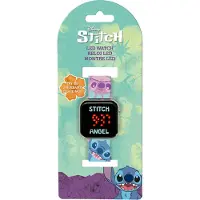 Kids Licensing Zegarek LED dla dzieci Disney Stitch - Oficjalny Produkt