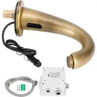 Gistuch Ensemble de robinet G1/2, cuivre antique, robinet automatique à capteur, sans contact, pour la maison, la cuisine, la salle de bain