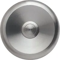 Grothe Bouton-poussoir de sonnette rond 80mm acier inoxydable ETA S 100 (55540)