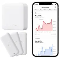 Switchbot Smart Bundle 3er Pack Thermo-Hygrometer & Hub Mini