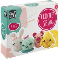 Craft ID Kit de crochet animaux, Kit de travail manuel, Multicolore