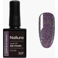 Nailura - Gel Polish 369 - Dusk Blue Shimmer - 10 ml (Dusk Blue Shimmer)