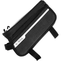 Avizar Sacoche Vélo Téléphone Étanche Espace de Rangement Fixation Arceau Guidon Noir