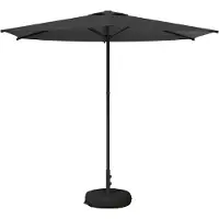 vidaXL Parasol de jardin avec pied, 270 x 270 cm, polyester, à angle droit