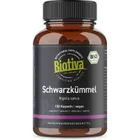 Good Organics GmbH Poudre de cumin noir Biotiva (150 gélules) issue de l'agriculture biologique