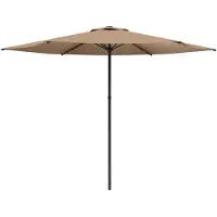 vidaXL , parasol de jardin, 300 x 300 cm, polyester, rectangulaire, couleur taupe