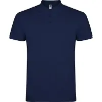 GOR Roly - Polo « Star » pour enfants LT5384 (128) (bleu marine)