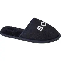 BOSS - Pantoufles pour enfants avec logo PP8260 (38 EU) (Bleu marine foncé)