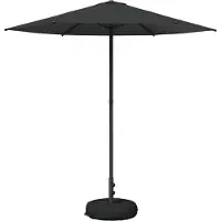 Syfax Parasol de jardin avec base 230 x 230 cm Polyester