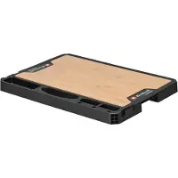 Einhell Plaque de travail E-Case – Plateau bambou – Établi mobile – Compatible système