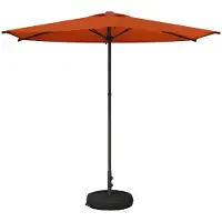 Syfax Parasol de jardin 270 x 270 cm Polyester Rectangulaire
