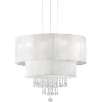 Ideal Lux Lampe à suspendre Opera Sp4 blanc