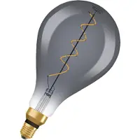 Ledvance LED Vintage Edition 1906, culot : E27, intensité lumineuse variable, blanc chaud, optique verre fumé