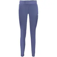 FILA Leggings pour femme, bleus, avec broderies et taille élastiquée