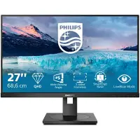 Philips S-line 275S1AE - Écran LED - 27" - 2560 x 1440 QHD @ 75 Hz - IPS - 250 cd/m² - 1000:1 - 4 ms - HDMI DVI-D DisplayPort - haut-parleurs - texture noire
