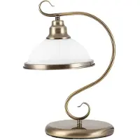 Rabalux Lampe de table 2752 Elisett, E27, bronze-argent, style classique, 39 cm