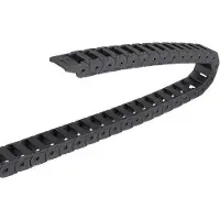 OEM Tuyau flexible en plastique de 1 m avec supports de câble ouverts et raccords d'extrémité 15 x 20 mm