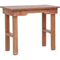 vidaXL Table D'appoint 70 X 35 X 60 Cm Bois D'acajou Massif