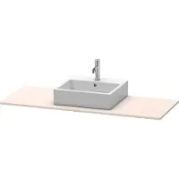 Duravit Console XSquare, 1 découpe au centre, 1400x16x550mm, XS060GM8383