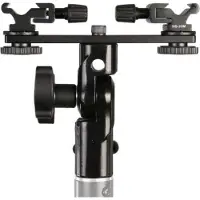 Falcon Eyes CLD-14A Support inclinable à double extrémité avec 2 adaptateurs de griffe HS-20M