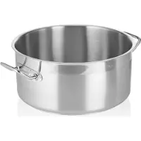WAS Germany - Marmite à rôtir Cookware 21, Ø 36 cm, 17 l, acier inoxydable 18/10