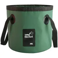 OEM Sac pliable de 20 litres pour le camping, les voyages, la randonnée, la pêche et le jardinage, vert foncé