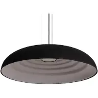 LEDKIA Suspension Acoustique Led 30w Feutre Misis-L Noir