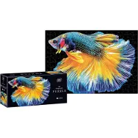 Interdruk Puzzle 250 pièces « Nature colorée » avec 6 poissons -