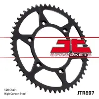 Jt 520 Jtr897.38 Steel Rear Sprocket Argenté 38t