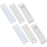 InLine 23181C Slatwall kit de fixation, pour support de table panneau, set de 2 pièces