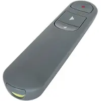 Targus Control Plus Dual Mode Antimicrobial Presenter with Laser - Télécommande de présentation - RF - Gris