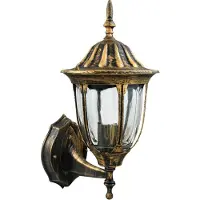 Polux Lampe d'extérieur LED 6 watts Lampe d'extérieur Lampe brune antique Applique UP
