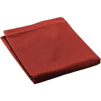 Douceur d'intérieur Drap Plat - - PERCALINE - Percale de Coton 78fils - rouge