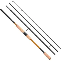 Shimano STC AX Travel Spinning, 2,4m, 7,87ft, 21-56g, 4 pièces, canne à pêche de voyage, Heavy, STCAXSPIN24H