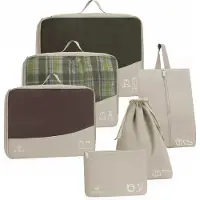 Betlewski BPO-02 KHAKI 6 Organiseur pour valise de voyage