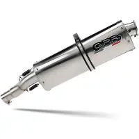 Gpr Exclusive Trioval Bmw R 1200 Gs/adventure 13-16 Homologated Slip On Muffler Argenté Homologated