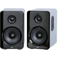 Trevi AVX 565 BT set d'enceintes 50 W Universel Noir, Argent 2.0 canaux 2-voies