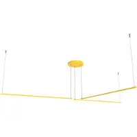 Lumicom Suspension Splint 3 Lumières Unie Mat
